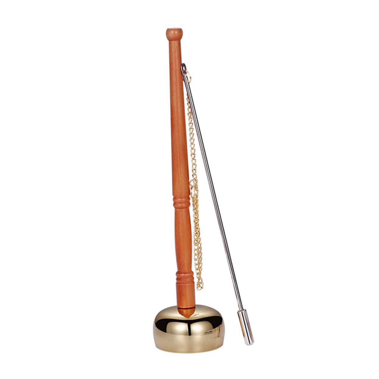 WHAMVOX Meditation Buddhist Yin Qing Bells Buddhist Yibetan Bell Musical Instrument Buddhist Instrument Buddhism Bell Hand Musical Instrument Rattle Vintage Wood