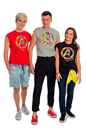 Camiseta Manga Curta Love Strong Pride, Cativa, Feminino, Preto, P