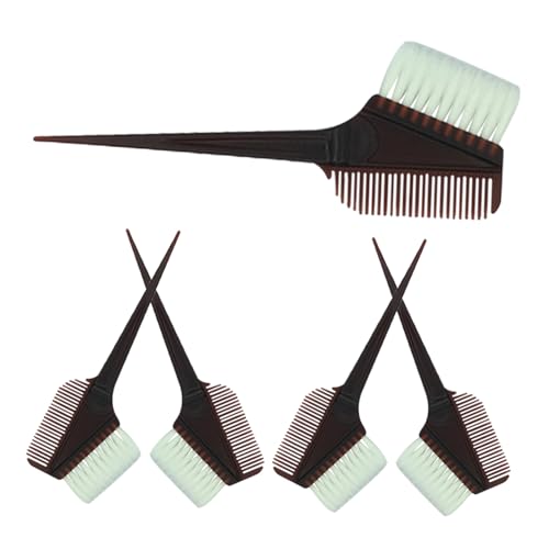 LOORGVEL Kit Tintura Chioma 5 Pezzi Pettine per Colorazione, Spazzola e Ciotola per Tintura Fai da Te, Accessori per Parrucchieri e Uso Professionale in Salone