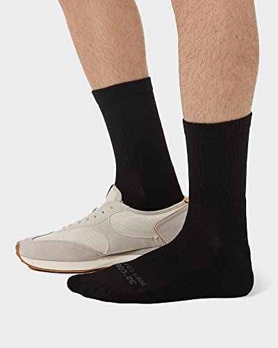 32 DEGREEES Men's 5 Pack Comfort Crew Socks | Anti-Odor | Arch Support| Active | Casual | Work3