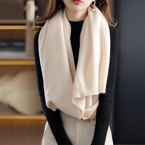 Faux Cashmere Warm DualPurpose Shawl Scarf Cardigan Women's Winter Soft Lightweight Shrug Wraps with Sleeves4