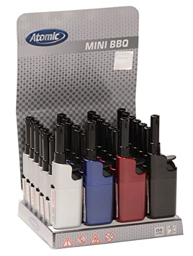 Atomic Mini Stabfeuerzeug BBQ Metallic nachfüllbar