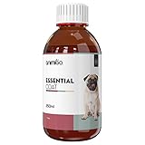 vitaminas para caida de pelo en perros 🐕 SUPLEMENTO NATURAL PARA LA SALUD Y BELLEZA DEL PELO Y LA PIEL DE PERROS 🐕 El artículo Esenciales para Pelo de Perro de Animigo es un suplemento líquido natural diseñado para cuidar y mantener la salud de la piel y el pelo de tu mascota desde el interior. Formulado con Aceite de Hígado de Bacalao, Maíz y Onagra, es un suplemento alimenticio repleto de Ácidos Grasos esenciales, como el EPA, DHA y GLA, y vitaminas ideales para el bienestar general de perros.