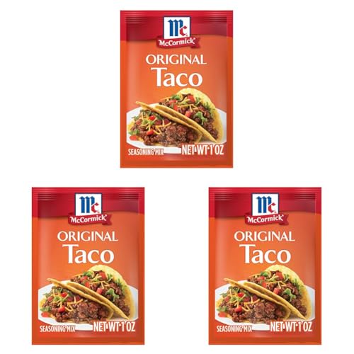 Image of McCormick Original Taco Seasoning Mix, 1 oz (Pack of 3)
