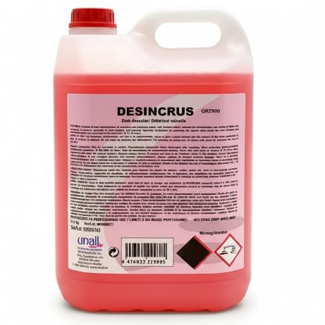 BALSAT Desincrustante Químico 1L para Lavavajillas – Elimina Sarro y Residuos de Cal, Limpieza Profunda para Máquinas de Lavado Industrial y Comercial