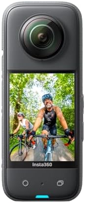 Insta360 X3 Action CAM 360 Waterproof with 1/2" 48MP Sensors, 5.7K Active HDR 360 Video, 72MP Photo 360, Single Lens 4K, Stabilization