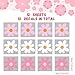 TaoBary 12 Sheets Daisy Wall Decal Flower Wall Sticker Cute Daisy Sticker Pink White Flower Decal Peel and Stick Floral Wallpaper for Nursery Bedroom Home Decor(Classic Color,Delicate Style)