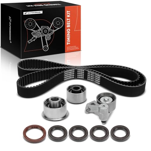 A-Premium Engine Timing Belt Kit Compatible with Ford Probe 1993-1997 & Mazda 626 1993-2002, Millenia 1995-2002, MX-3 MX3 1992-1995, MX-6 MX6 1993-1997 - 1.8L 2.5L