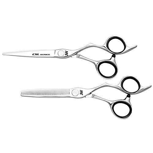 JW Shears CSL Series Shear & Thinner Combo - FREE Case Included (6.75