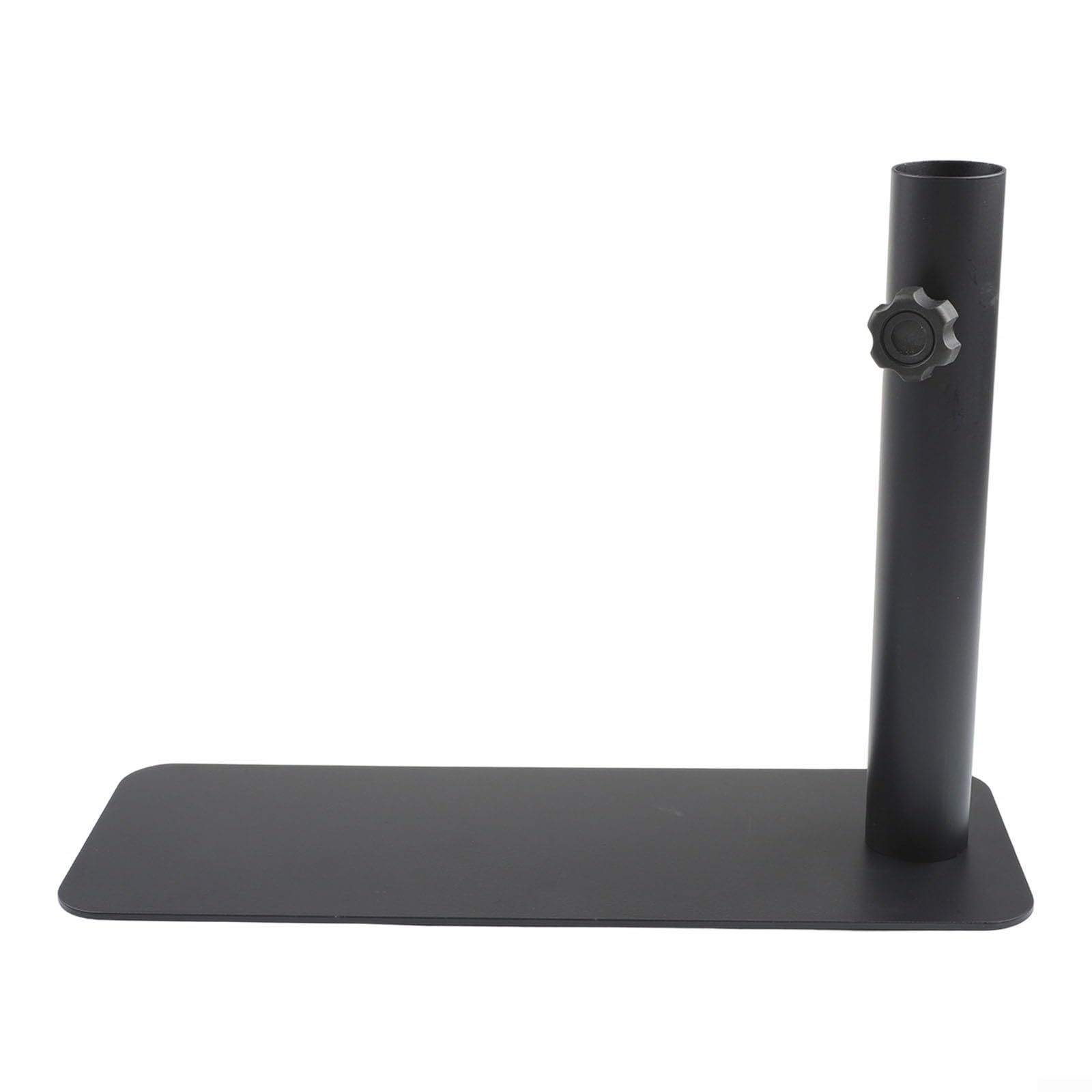Support de pneu portable robuste en acier pour mât de drapeau jusqu'à 3,8 cm de diamètre, design amovible pour camping, tailgating et événements sportifs, noir