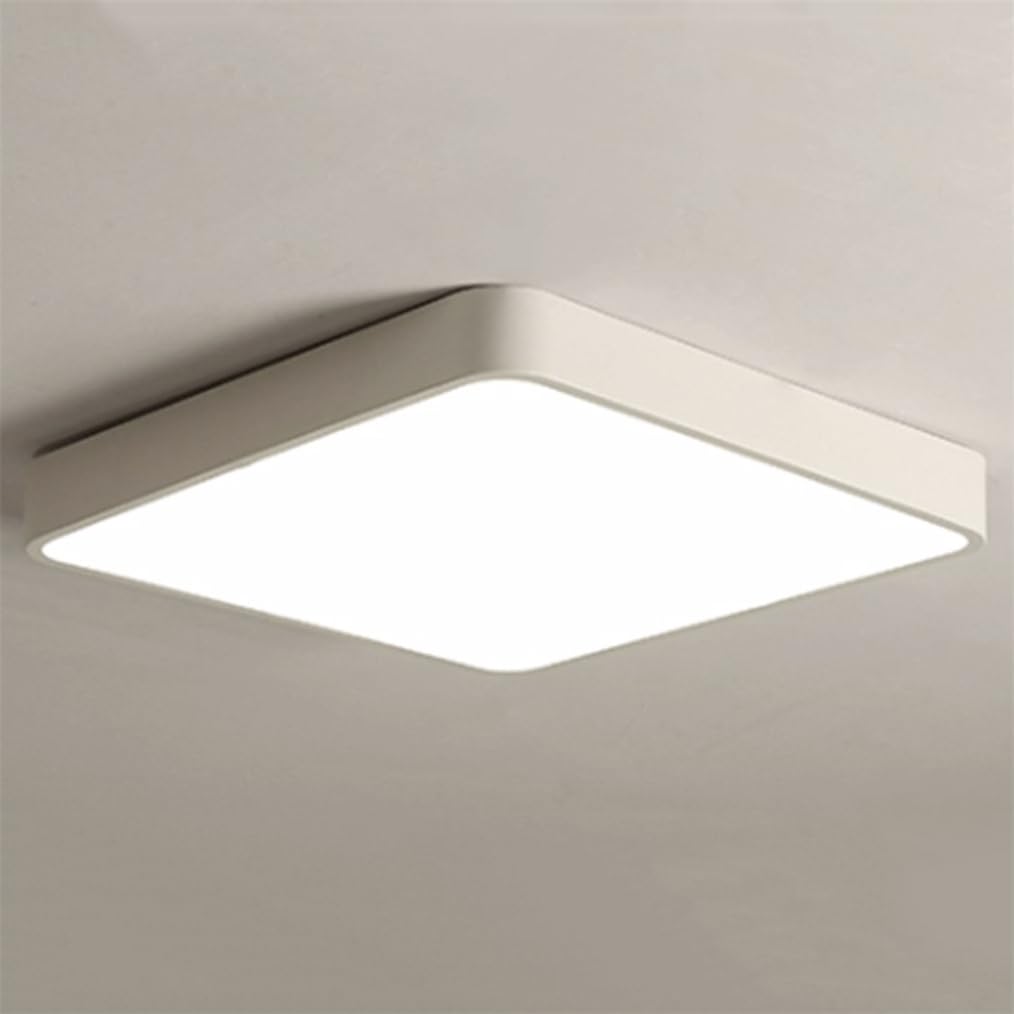 Blisko lampy sufitowej Kwadratowa płaska lampa 18 W o grubości 1,9 cala wpuszczana oprawa biała ultra cienka lampa sufitowa LED sypialnia minimalistyczny nowoczesny gabinet salon jadalnia