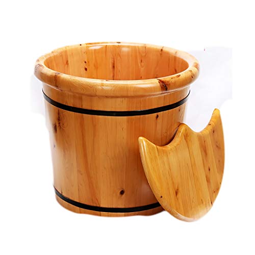 Katzowen Bañera de Madera para Pies 42x36cm