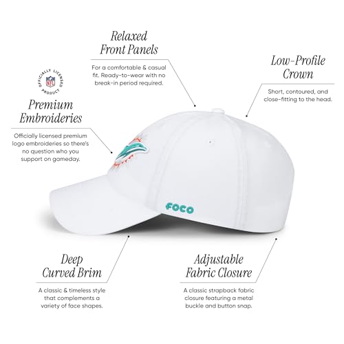 Image of FOCO NFL Mens NFL Team Logo Casual Hat Caps