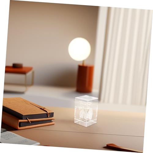 Modèle de poumon réaliste en cube de verre, cadeau idéal médecin - 4