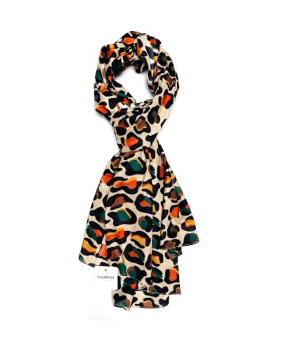 Image of bratkrok WOMEN'S STYLISH FLORAL PRINTED RAYON SCARF /SCARVES /STOLE FOR SUMMERS