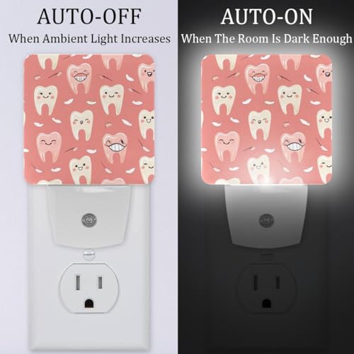 Lámpara de noche LED con sensor, pack 2 unidades miniatura 2