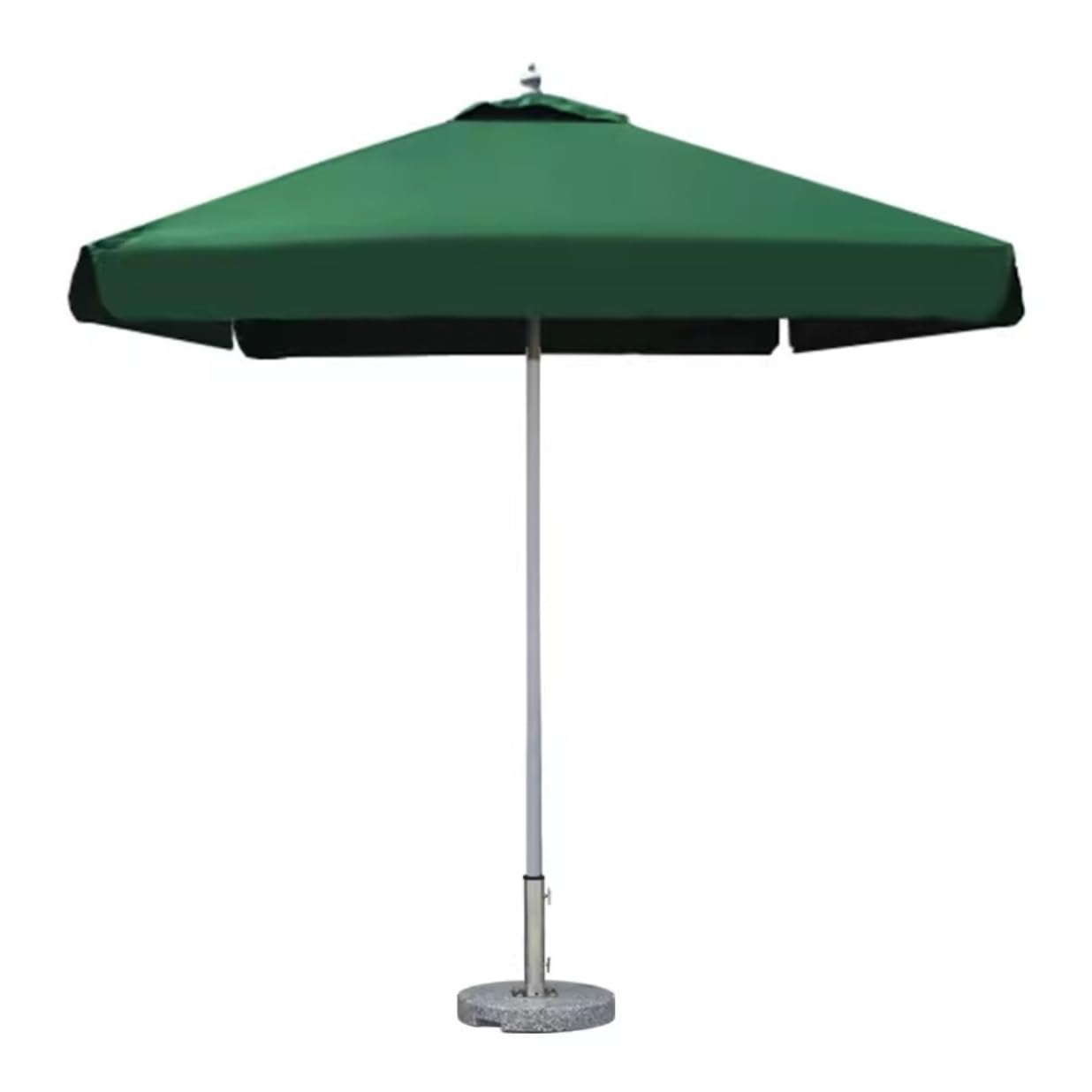 Base de mármol patio rectangular pole de aluminio parasol jardín 7