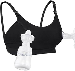 Hands Free Pumping Bra, Momcozy Adjustable Breast-Pumps Holding and Nursing Bra, Suitable