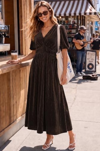 Image of Sissyaki Velvet Maxi Dress Fall Wedding Guest Dress 2026