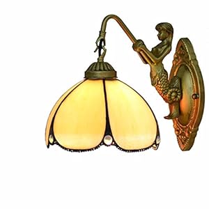 Gauua Art Deco Meerjungfrau Wandleuchte 26 cm