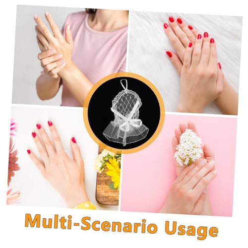 Unique Bowknot Lace Gloves Mesh Gloves for Boys and Girls for Wedding Prom and Tea Party Events3