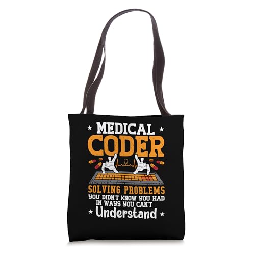 Medical Coder Solving Problems Coding Icd Code Programmer Tote Bag