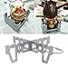budebuse Portable Camp Stand for Alcohol Stove Stove Windproof Stand for Hiking and Beach Parties
