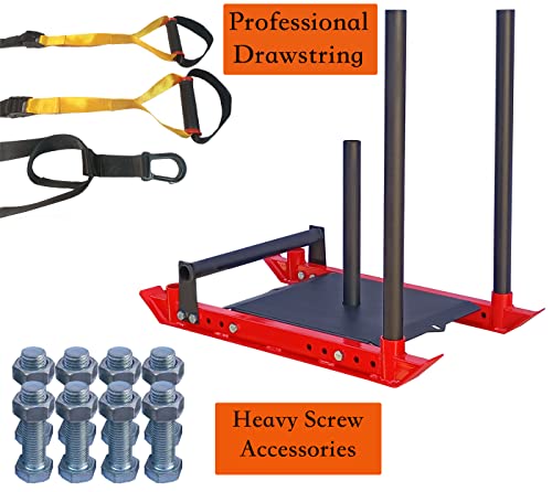 Stecoeico Weight Sled, Workout Sled. Upgraded Weight Sleds For Training & Physical Rehabilitation. Professional Push Sled With Premium Exercise Straps. Sled Workout Equipment. #TOP2