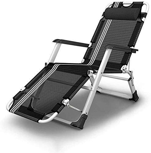 Chaise longue de jardin haut de gamme en toile robuste pour terrasse et extérieur élégant