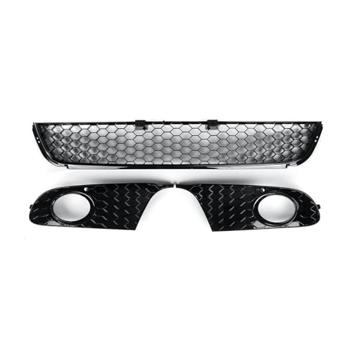 Grille de calandre pour Golf 6 MK6 2009-2013 avec cache antibrouillard en nid d'abeille