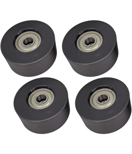 Poulies de siège pour rameur - Lot de 4 roues universelles 45x21x8 mm