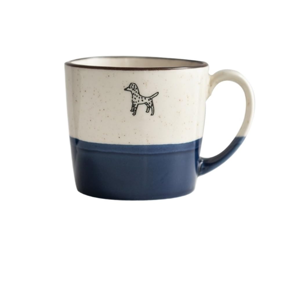 ENGENDER Tazas Cafe Taza De Cerámica Retro, Taza De Café For Oficina, Taza De Té, Taza De Agua Mug Cups(E)