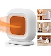 Portable Electric Space Heater 1200W PTC Ceramic Heater Personal Heater Fast Heating, Overheat Pr...