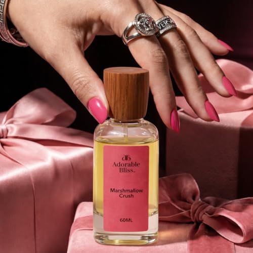 Image of Marshmallow Crush Eau De Parfum | Sweet Gourmand Fragrance for Women | Long Lasting Perfume with Marshmallow, Creamy Vanilla & Sugar Notes (60ml)
