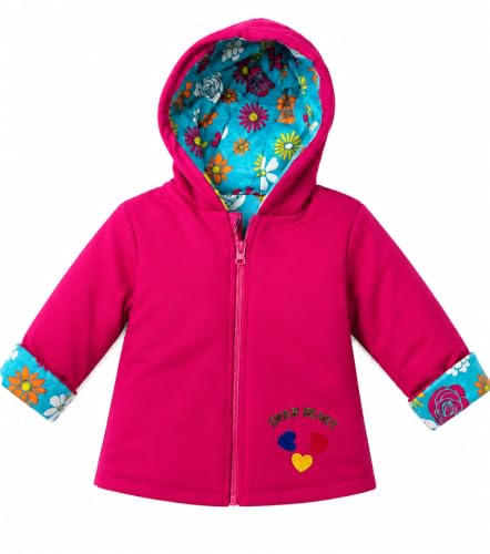 Image of Appukids Full Sleeves Animals Printed Reversible Jacket for Baby Boys Girls Cotton 2 In 1 winter Jacket