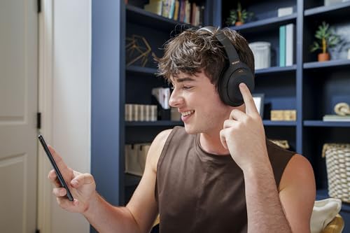 Headphone Sony WH-1000XM4 Preto sem fio Bluetooth e com Noise Cancelling (cancelamento de Ruído) | WH-1000XM4BMUC glide