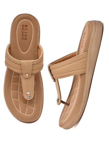 Image of Extra Soft Women's Comfortable Highcushioned Doctor Slippers|Flip-Flops Fashionable Casual & Stylish|Lightweight & Breathable Chappals|Outdoor Sandals Ladies&GirlsBB928