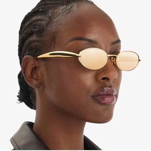 Chicid Oversized Aviator Sunglasses for Women Trendy 2025 Metal Frame Eyewear Shades UV Protection2