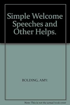 Paperback Simple Welcome Speeches and Other Helps. Book