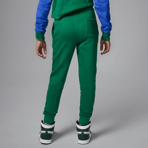 Jordan MJ Brooklyn Fleece Essentials Big Kids' Pants (95D234-E1P, Pine Green)2