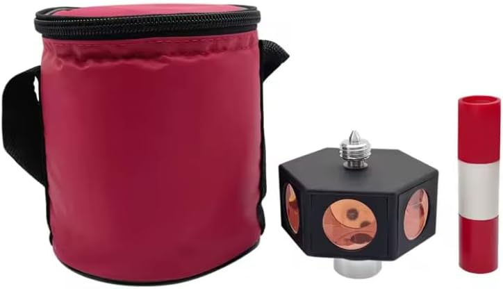 360 Degree Black BK7 Hexagon Glass Prism BK7 Material, Copper/Silver Coating, with PC Plastic Soft Bag