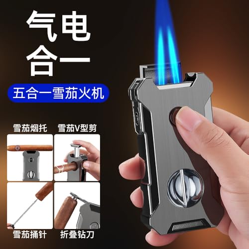 Encendedor para cigarros multifuncional y resistente al viento miniatura 3