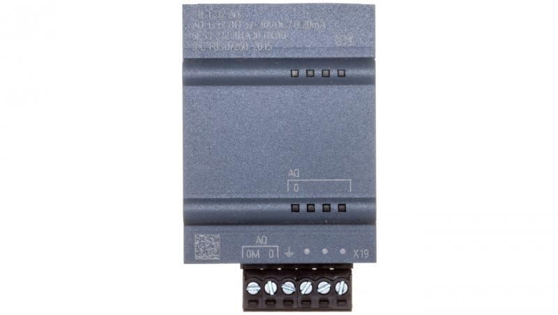 SIEMENS 6ES7232-4HA30-0XB0 PLC Expansion Module, Signal Board, 1 Analog Output, 10VDC, 0-20MA, AQ1 X 12BIT, SIMATIC S7-1200, Screw TERMINALS