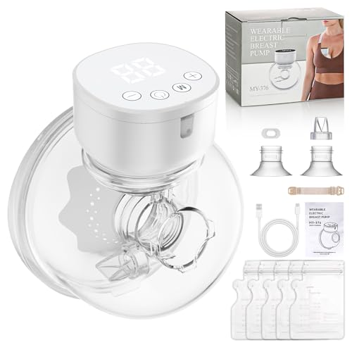 Tire-lait électrique mains libres discret avec écran LED et 3 modes pour maman active