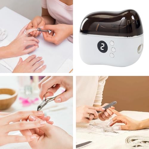Elektrischer Nagelknipser, LED-Licht-Trimmgerät, automatischer Fingernagel- und Zehennagelknipser mit motorisiertem Design, einfaches Griffwerkzeug, Präzisions-Pflegezubehör für Damen und Herren
