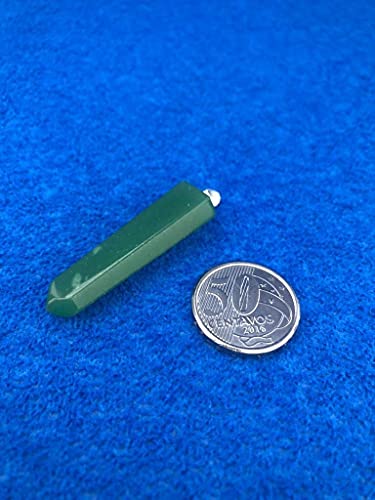 PINGENTE MINI PONTA QUARTZO VERDE - (3 a 5) cm