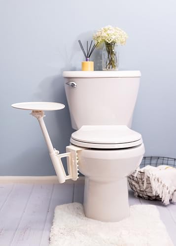 Toilet Table | Versatile Bathroom Side Table for Toiletries & Gadgets | Easy to Clean, Lightweight, Durable Ages & Mobility Needs | Convenient & Adaptable Design - Thumbnail 2
