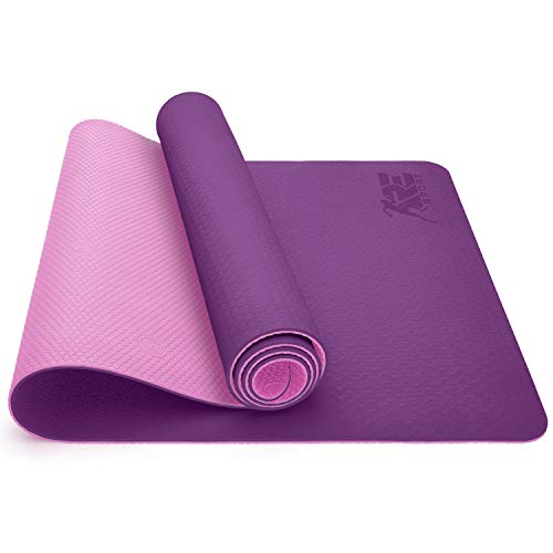 Produktfoto von RE:SPORT Yogamatte Phthalatfrei - Gymnastikmatte rutschfest, Fitnessmatte schadstofffrei, Trainingsmatte mit Tragegurt&hellip;