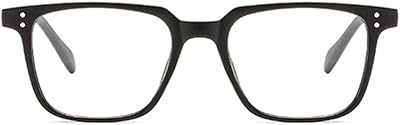 Unisex Glasses Frame Fashion Sand Black White Square Full Frame Decoration Prescription Glasses