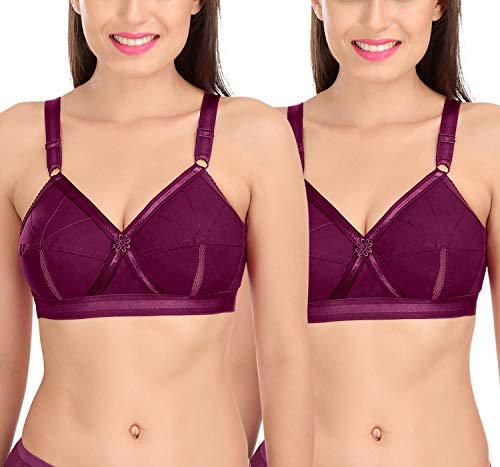 Image of SONA Perfecto Plus Size Cotton Bra for Woman Full Coverage Pack of 1